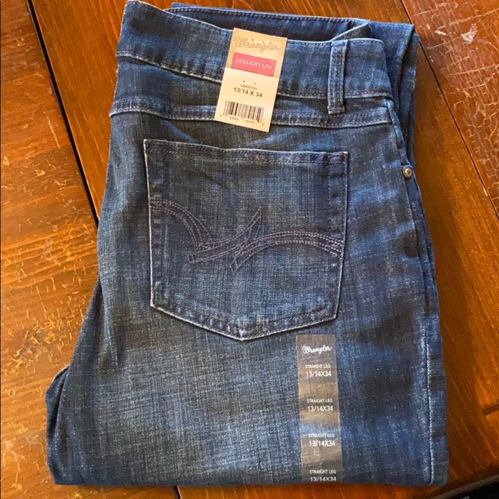 Wrangler women’s stretch straight leg jean